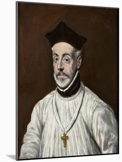 Portrait of Diego De Covarrubias Y Leiva-El Greco-Mounted Giclee Print