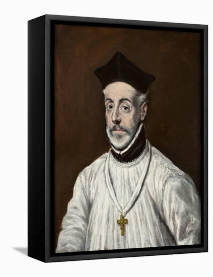 Portrait of Diego De Covarrubias Y Leiva-El Greco-Framed Premier Image Canvas