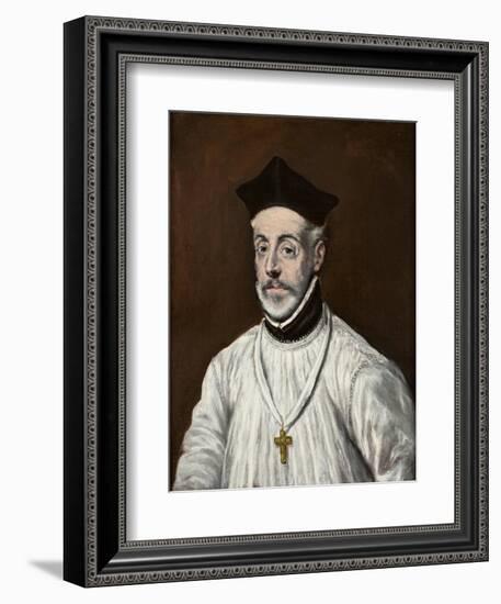 Portrait of Diego De Covarrubias Y Leiva-El Greco-Framed Giclee Print