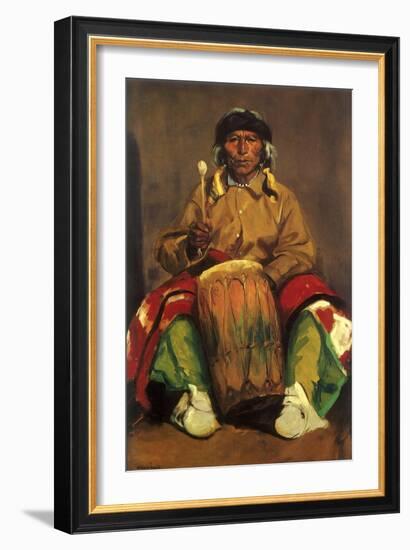 Portrait of Dieguito Roybal of San Ildefonso, 1916-Robert Henri-Framed Giclee Print