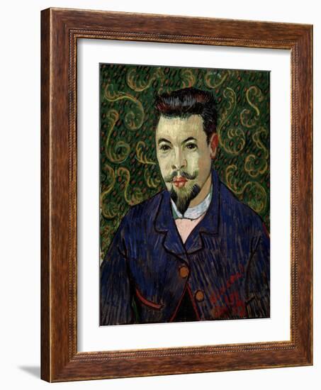 Portrait of Doctor Felix Rey, 1889-Vincent van Gogh-Framed Giclee Print