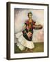 Portrait of Dolores Olmedo-Diego Rivera-Framed Art Print