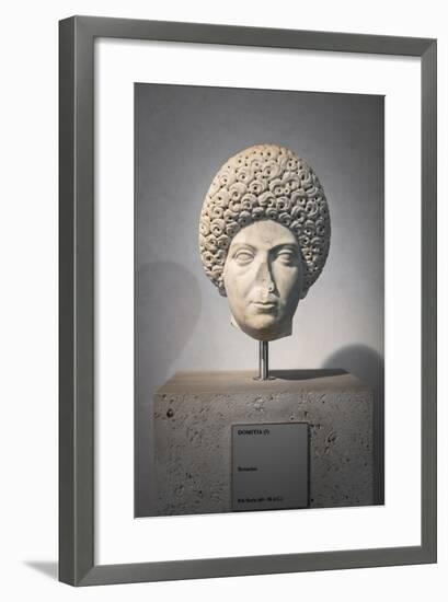 Portrait of Domitia, About 96 Ad, National Museum of Rome-null-Framed Giclee Print