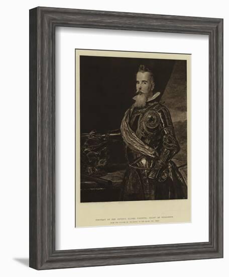 Portrait of Don Antonio Alonso Pimentel, Count of Benavente-Diego Velazquez-Framed Giclee Print