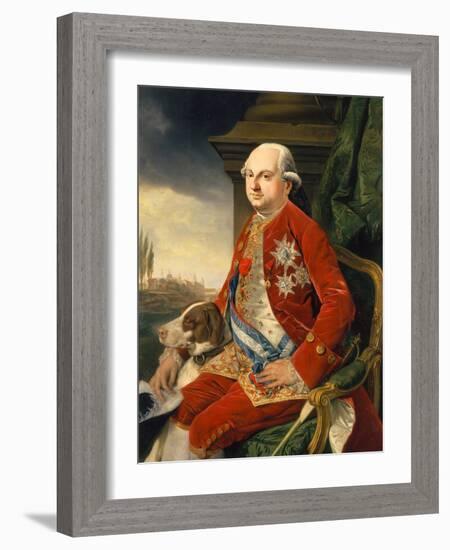 Portrait of Don Ferdinando I De Borbon-Johann Zoffany-Framed Giclee Print