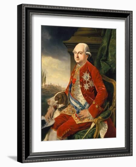 Portrait of Don Ferdinando I De Borbon-Johann Zoffany-Framed Giclee Print