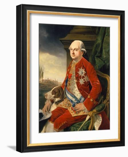 Portrait of Don Ferdinando I De Borbon-Johann Zoffany-Framed Giclee Print