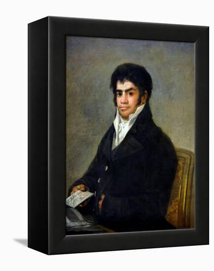 Portrait of Don Francisco Del Mazo, circa 1815-1820 (Oil on Canvas)-Francisco Jose de Goya y Lucientes-Framed Premier Image Canvas