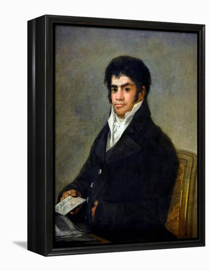 Portrait of Don Francisco Del Mazo, circa 1815-1820 (Oil on Canvas)-Francisco Jose de Goya y Lucientes-Framed Premier Image Canvas