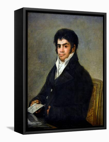 Portrait of Don Francisco Del Mazo, circa 1815-1820 (Oil on Canvas)-Francisco Jose de Goya y Lucientes-Framed Premier Image Canvas