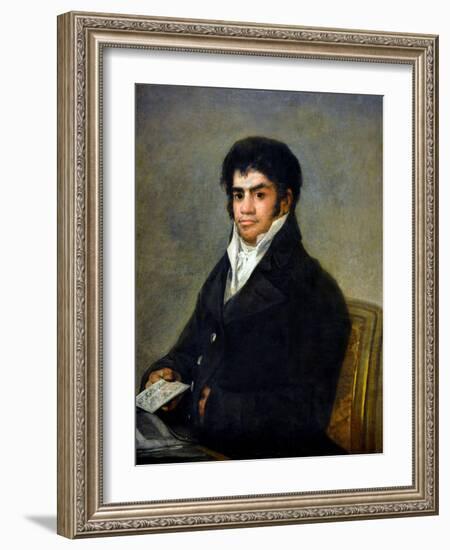 Portrait of Don Francisco Del Mazo, circa 1815-1820 (Oil on Canvas)-Francisco Jose de Goya y Lucientes-Framed Giclee Print