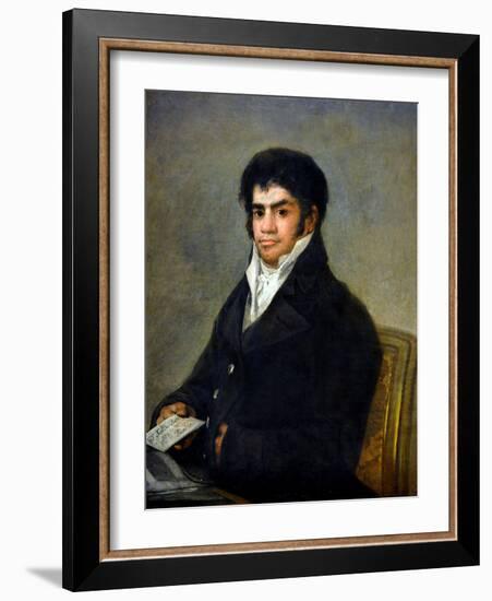 Portrait of Don Francisco Del Mazo, circa 1815-1820 (Oil on Canvas)-Francisco Jose de Goya y Lucientes-Framed Giclee Print