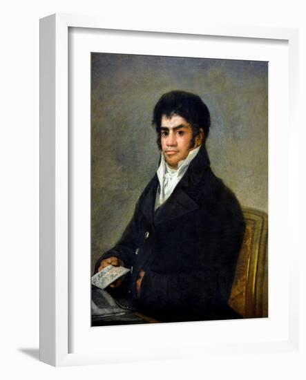 Portrait of Don Francisco Del Mazo, circa 1815-1820 (Oil on Canvas)-Francisco Jose de Goya y Lucientes-Framed Giclee Print