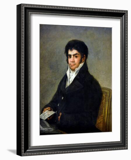 Portrait of Don Francisco Del Mazo, circa 1815-1820 (Oil on Canvas)-Francisco Jose de Goya y Lucientes-Framed Giclee Print