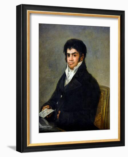 Portrait of Don Francisco Del Mazo, circa 1815-1820 (Oil on Canvas)-Francisco Jose de Goya y Lucientes-Framed Giclee Print