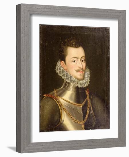 Portrait of Don John of Austria-Alonso Sanchez Coello-Framed Giclee Print