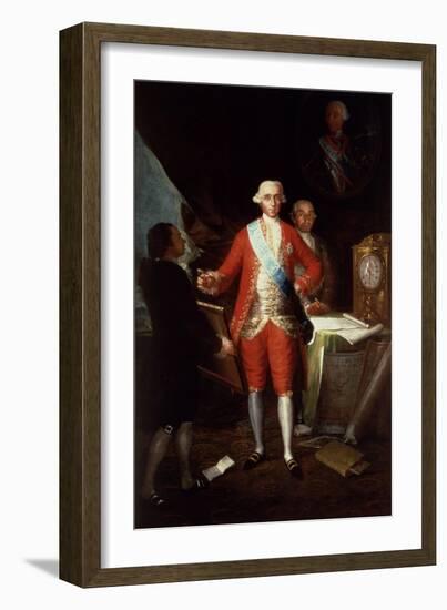 Portrait of Don Jose Monino Y Redondo I, Conde de Floridablanca, 1783-Francisco de Goya-Framed Giclee Print