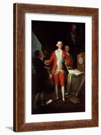 Portrait of Don Jose Monino Y Redondo I, Conde de Floridablanca, 1783-Francisco de Goya-Framed Giclee Print