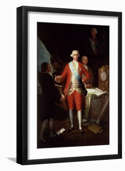 Portrait of Don Jose Monino Y Redondo I, Conde de Floridablanca, 1783-Francisco de Goya-Framed Giclee Print