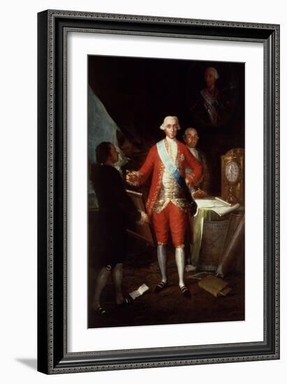 Portrait of Don Jose Monino Y Redondo I, Conde de Floridablanca, 1783-Francisco de Goya-Framed Giclee Print