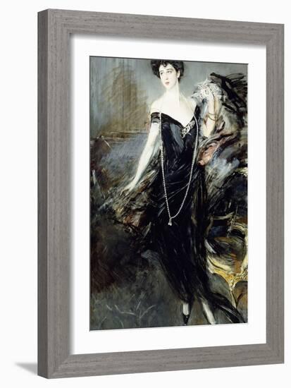 Portrait of Donna Franca Florio, 1924-Giovanni Boldini-Framed Giclee Print