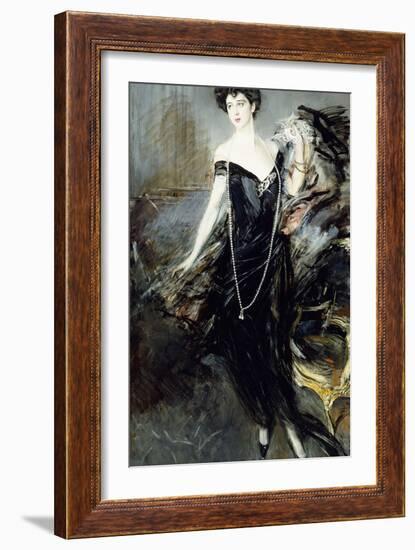 Portrait of Donna Franca Florio, 1924-Giovanni Boldini-Framed Giclee Print