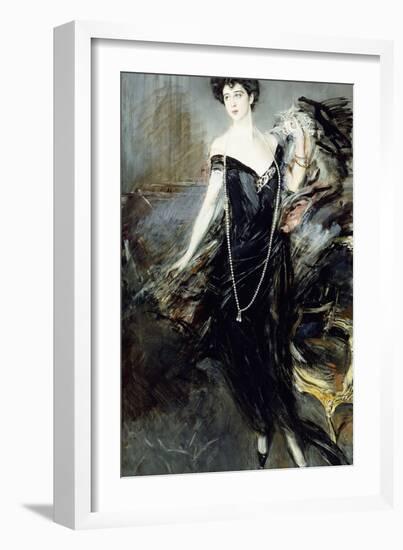 Portrait of Donna Franca Florio, 1924-Giovanni Boldini-Framed Giclee Print