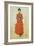 Portrait of Dora Lamm, c.1900-Carl Larsson-Framed Giclee Print