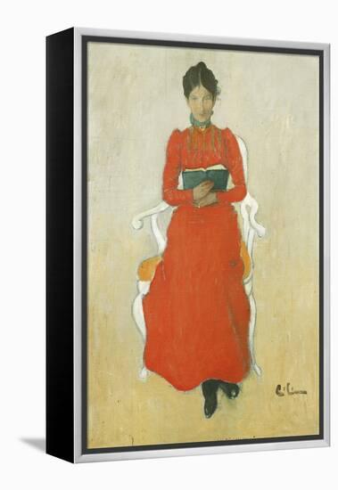 Portrait of Dora Lamm, c.1900-Carl Larsson-Framed Premier Image Canvas