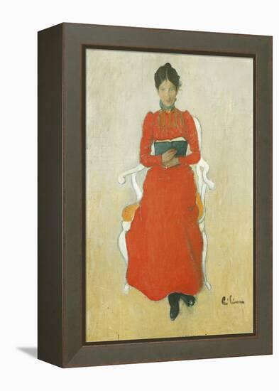 Portrait of Dora Lamm-Carl Larsson-Framed Premier Image Canvas