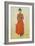 Portrait of Dora Lamm-Carl Larsson-Framed Giclee Print