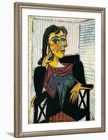 Portrait of Dora Maar, c.1937-Pablo Picasso-Framed Art Print