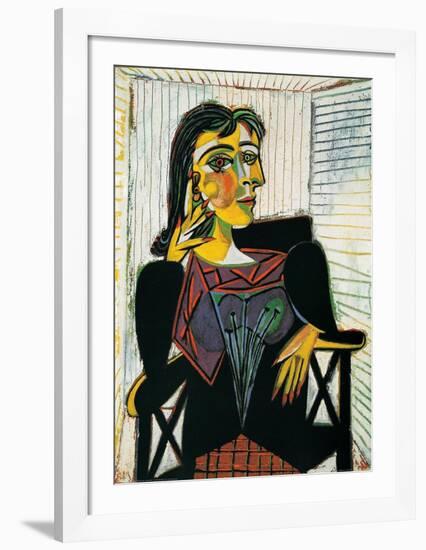 Portrait of Dora Maar, c.1937-Pablo Picasso-Framed Art Print