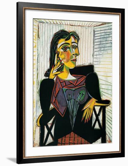 Portrait of Dora Maar, c.1937-Pablo Picasso-Framed Art Print