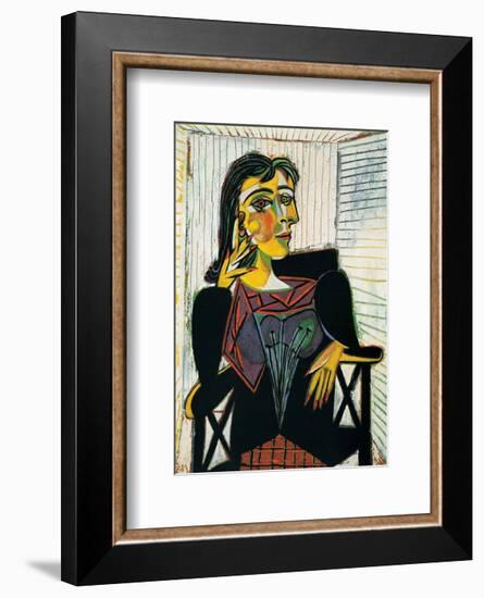 Portrait of Dora Maar, c.1937-Pablo Picasso-Framed Art Print