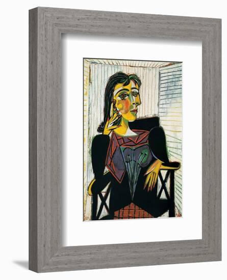 Portrait of Dora Maar, c.1937-Pablo Picasso-Framed Art Print