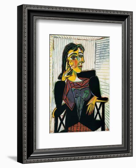 Portrait of Dora Maar, c.1937-Pablo Picasso-Framed Art Print