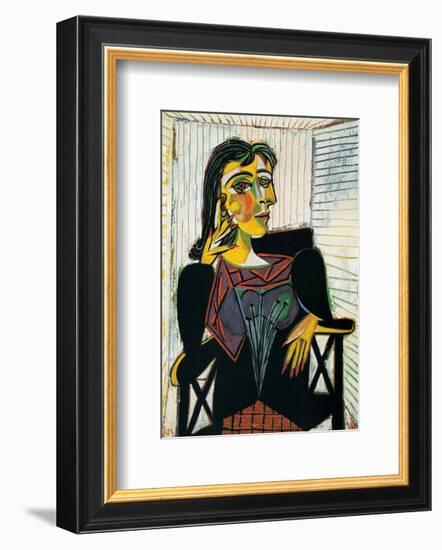 Portrait of Dora Maar, c.1937-Pablo Picasso-Framed Art Print