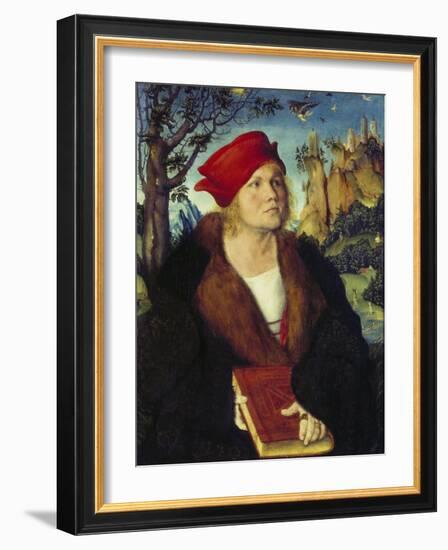Portrait of Dr, Cuspinian, Ca, 1502-03-Lucas Cranach the Elder-Framed Giclee Print