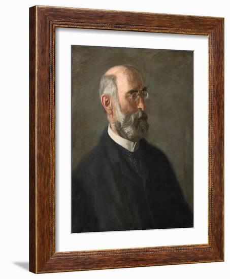 Portrait of Dr. Edward J. Nolan, C.1900 (Oil on Canvas)-Thomas Cowperthwait Eakins-Framed Giclee Print