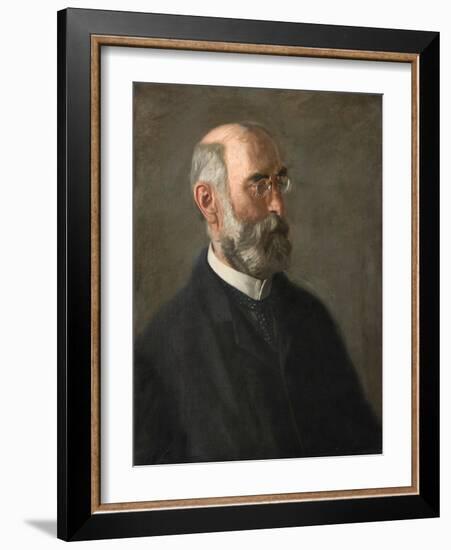 Portrait of Dr. Edward J. Nolan, C.1900 (Oil on Canvas)-Thomas Cowperthwait Eakins-Framed Giclee Print