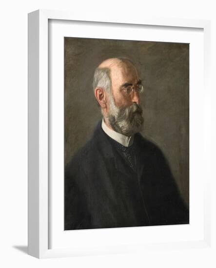 Portrait of Dr. Edward J. Nolan, C.1900 (Oil on Canvas)-Thomas Cowperthwait Eakins-Framed Giclee Print