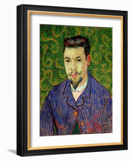 Portrait of Dr. Felix Rey, c.1889-Vincent van Gogh-Framed Giclee Print