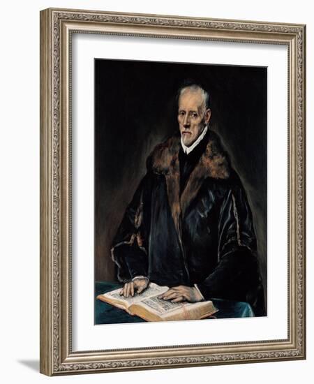 Portrait of Dr. Francisco De Pisa-El Greco-Framed Giclee Print