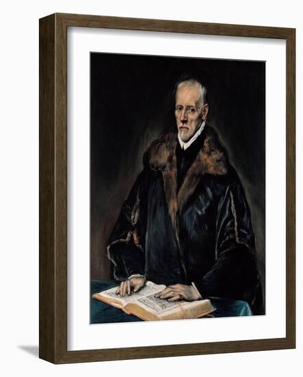 Portrait of Dr. Francisco De Pisa-El Greco-Framed Giclee Print