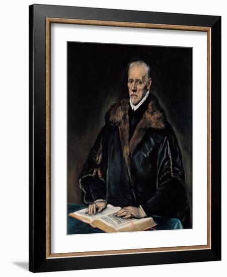 Portrait of Dr. Francisco De Pisa-El Greco-Framed Giclee Print