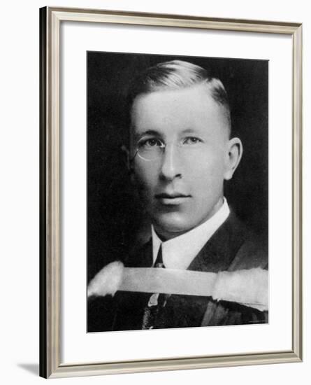 Portrait of Dr. Frederick Banting, Canadian Physician Who Discovered Insulin-null-Framed Premium Photographic Print