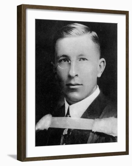 Portrait of Dr. Frederick Banting, Canadian Physician Who Discovered Insulin-null-Framed Premium Photographic Print