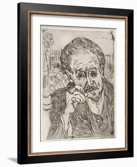 Portrait of Dr. Gachet (Auvers-Sur-Oise), May 15, 1890-Vincent van Gogh-Framed Giclee Print