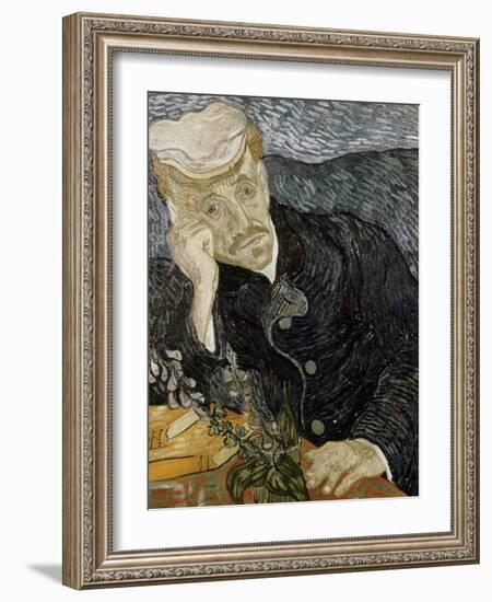 Portrait of Dr. Gachet-Vincent van Gogh-Framed Giclee Print